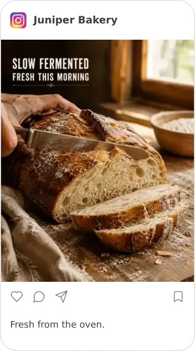 Juniper Bakery: Fresh from the oven.