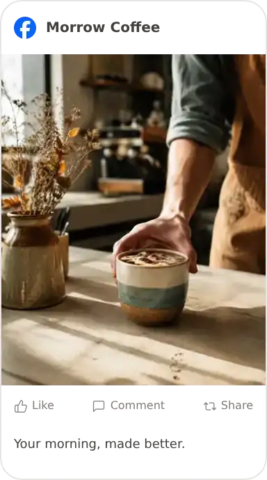 Morrow Coffee: Your morning, made better.