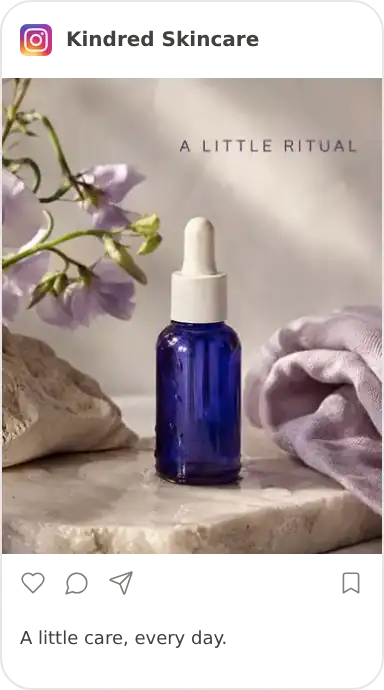 Kindred Skincare: A little care, every day.